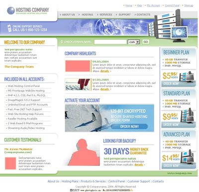 主機服務器類網頁與網站設計 要素、技巧與實例